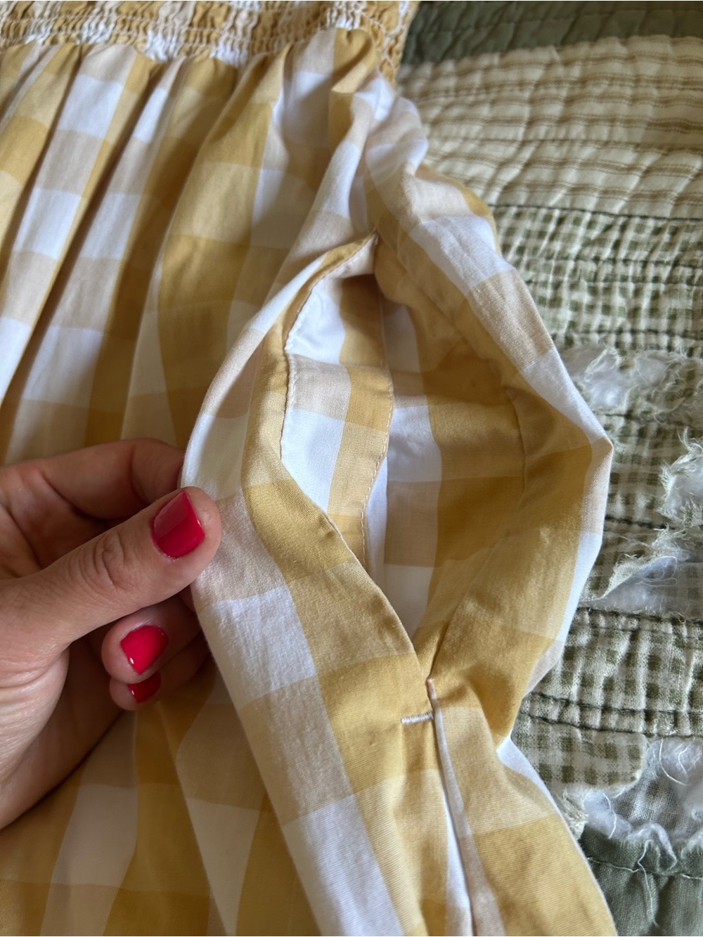 Abercrombie&Fitch Gingham Maxi Dress - Picture 4 of 6